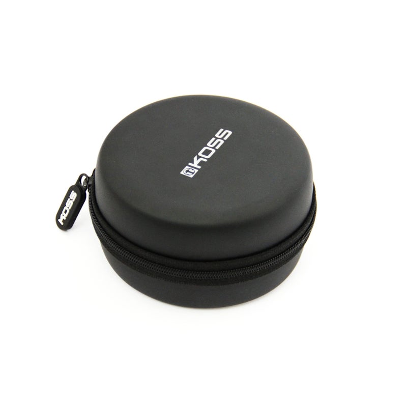 KOSS سماعات كوس بورتا برو إصدار محدود أسود ذهبي فوق الأذن، ميكروفون مدمج، تحكم في الصوت وتحكم عن بُعد باللمس، تشمل حقيبة حمل صلبة، سلكية مع موصل 3.5 مم، أسود وذهبي - Image 4